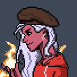 Pixel Azuki #1258