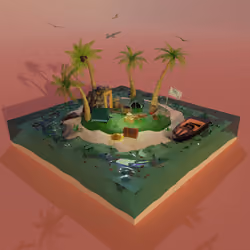 Junk Pile Isle #119