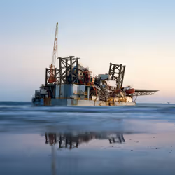 Ocean Warwick Oil Platform, Dauphine Island, Alabama 2005