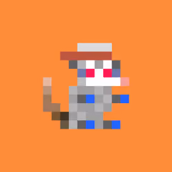 Tiny Punk Opossum #466