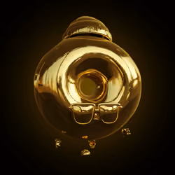Golden Donut Invisible