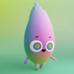 Gradient Eggplant