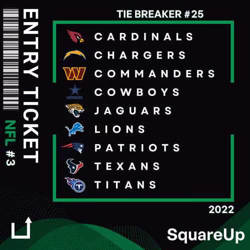 SquareUp Game Phase Ticket