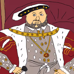 Portrait of Henry VIII - Hans Holbein