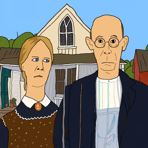 American Gothic - Grant Wood