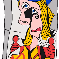 Femme au Chapeau (Lichtenstein) - Roy Lichtenstein