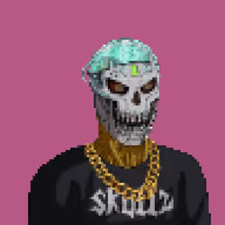 Not Skullbot Biker Gang (PixelArt) #2037