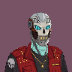 Not Skullbot Biker Gang (PixelArt) #1513