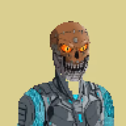 Not Skullbot Biker Gang (PixelArt) #1137