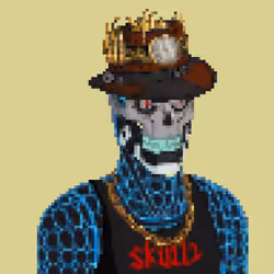 Not Skullbot Biker Gang (PixelArt) #587