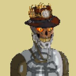 Not Skullbot Biker Gang (PixelArt) #3358