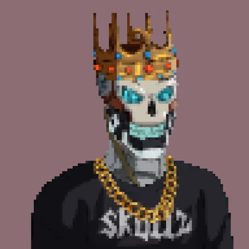 Not Skullbot Biker Gang (PixelArt) #3236