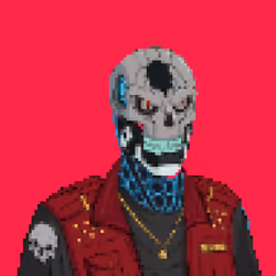 Not Skullbot Biker Gang (PixelArt) #705