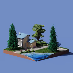 Voxel Universe Plot #104