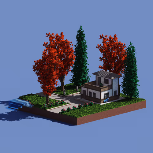 Voxel Universe Plot #256