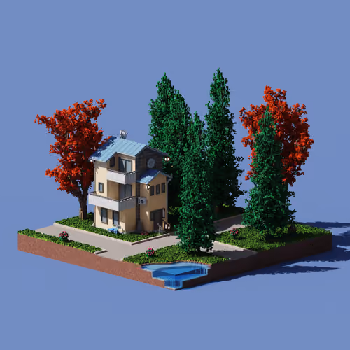 Voxel Universe Plot #487