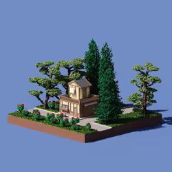 Voxel Universe Plot #185