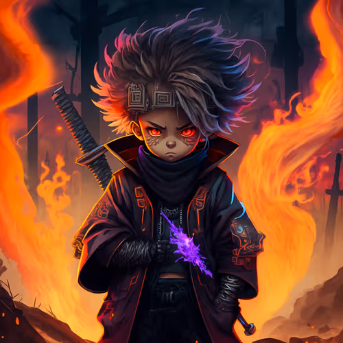 Samurai Kids By Roselia