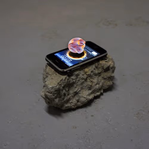 Black Circle Retina, by Iain Ball