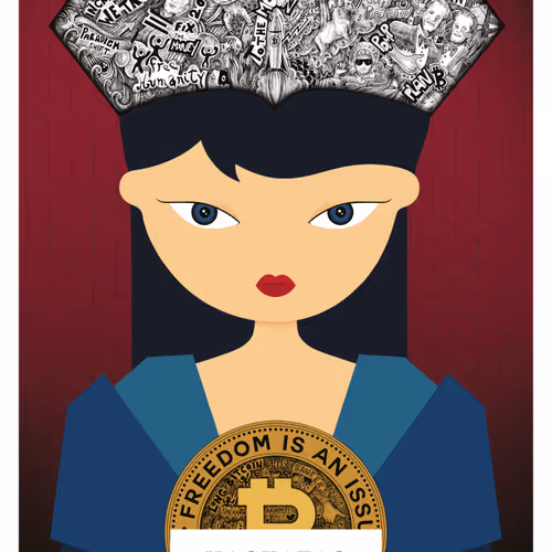 HACKATAO CRYPTO ART Begins (WHITE) #2/7