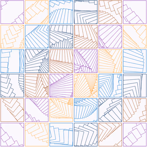 Happenstance Ii Framed By Generative Artworks
