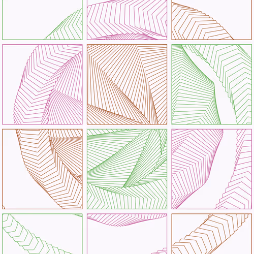 Happenstance Ii Framed By Generative Artworks