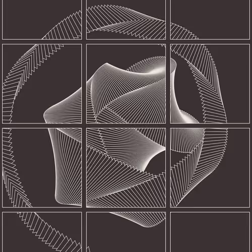 Happenstance Ii Framed By Generative Artworks