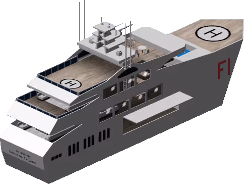 The Metaflower Super Mega Yacht