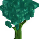 Glowing green tree