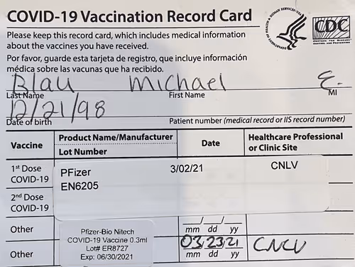 Proof Of Vax