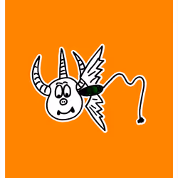 Thoughtful Three Horned Harpik