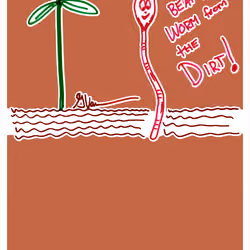Tough To Beat A Worm From The Dirt!