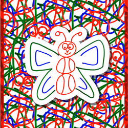 Basketball Butterfly