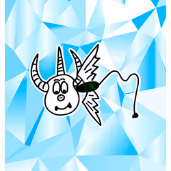 Thoughtful Three Horned Harpik