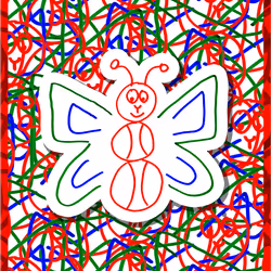 Basketball Butterfly