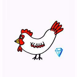 "Diamond Hands" Hen