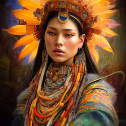 Young Shaman Woman - Altered Perception 06