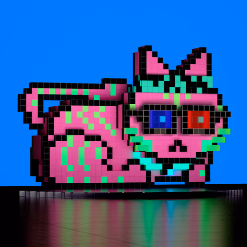 Voxel Kittens Meows With Spirit
