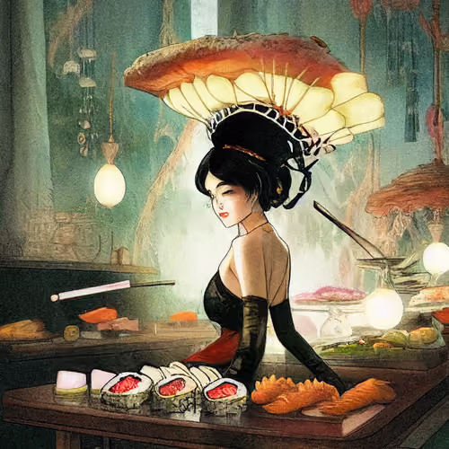 Midnight sushi jorney