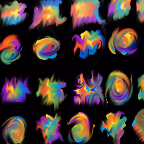 DANCING RAINBOW COLORS