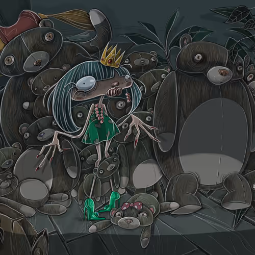  MAD GIRL  ILLUSTRATION