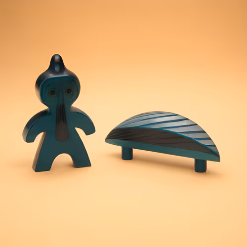 The Alien And His Flying Saucer