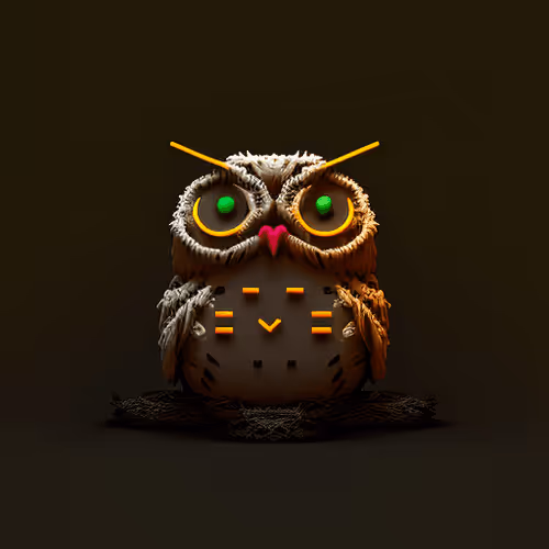 Ascii Owls 3d