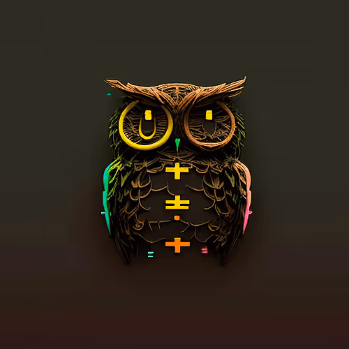 Ascii Owls 3d