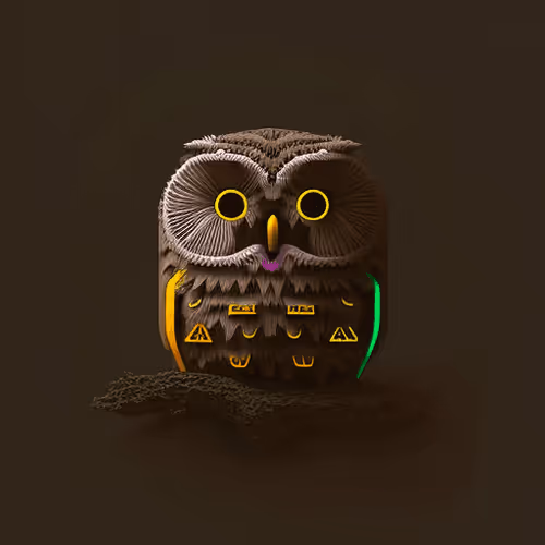 Ascii Owls 3d