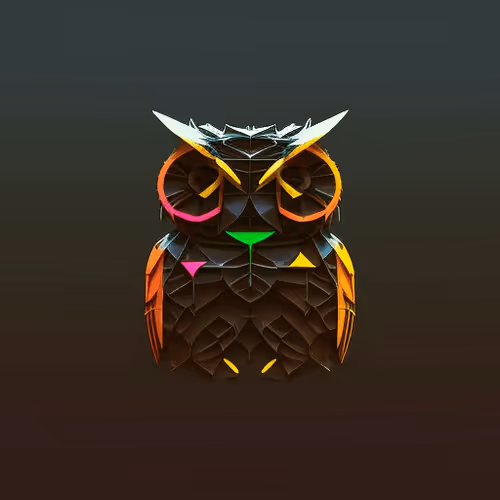 Ascii Owls 3d