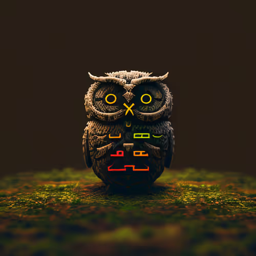 Ascii Owls 3d