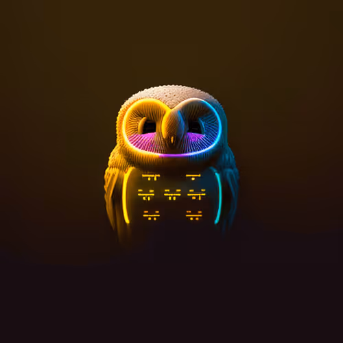 Ascii Owls 3d