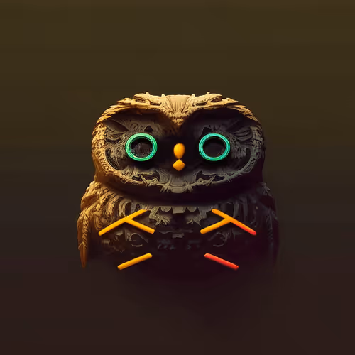 Ascii Owls 3d