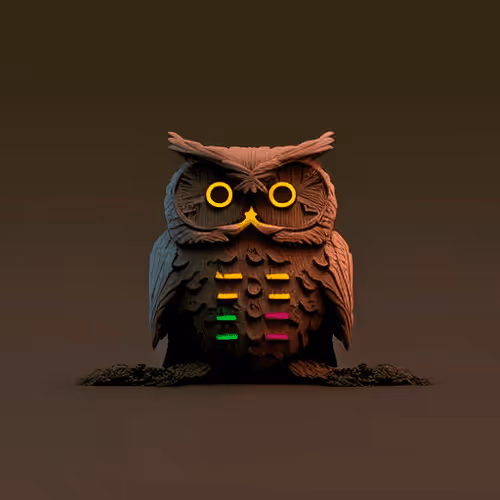 Ascii Owls 3d